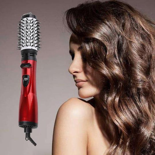 2 in 1 Rotating Curling Iron Brush Constant Temperature Hot Air Comb Automatic Hair