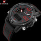 NAVIFORCE Quartz Watch Digital LED Sports