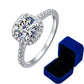 0.5-3CT D color VVS1 Moissanite Rings, GRA