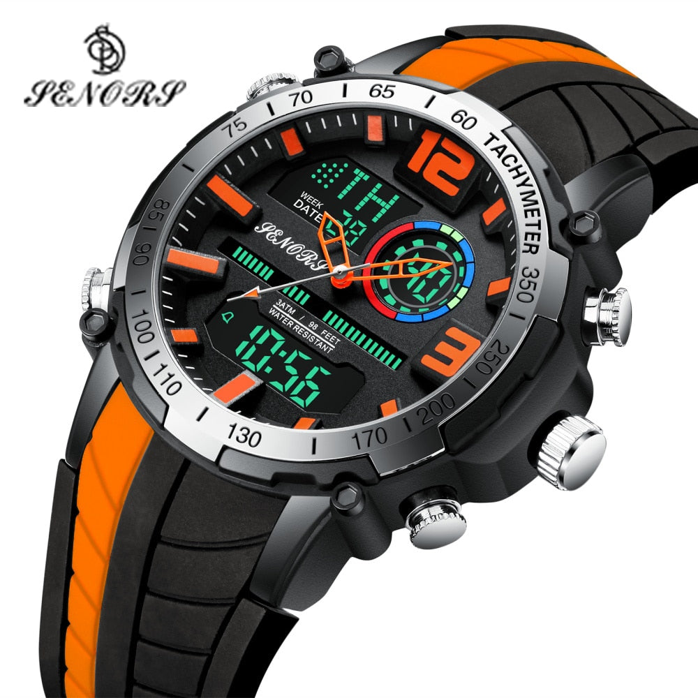 Senors Sports Dual Display Watch