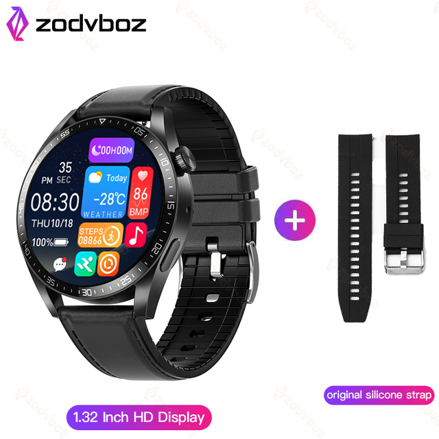 Wireless Charging, NFC, Dial Answer Call HD, Blood Pressure Monitor, Waterproof Smart Watch