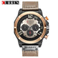 CURREN Quartz watches Men Leather Wrist Watch