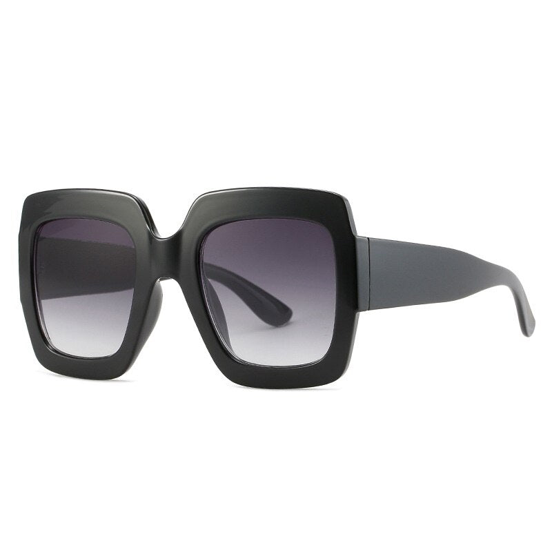 Square Trend Retro Ladies Sunglasses - E