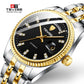 Tevise Luxury Golden Automatic Mechanical Watch