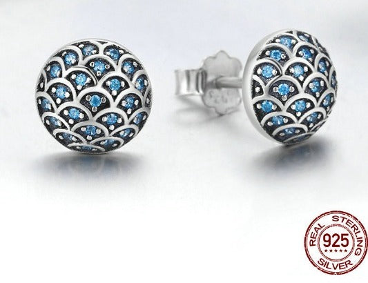 S925 Sterling Earrings For The Beauty Queen Of The Holy Land