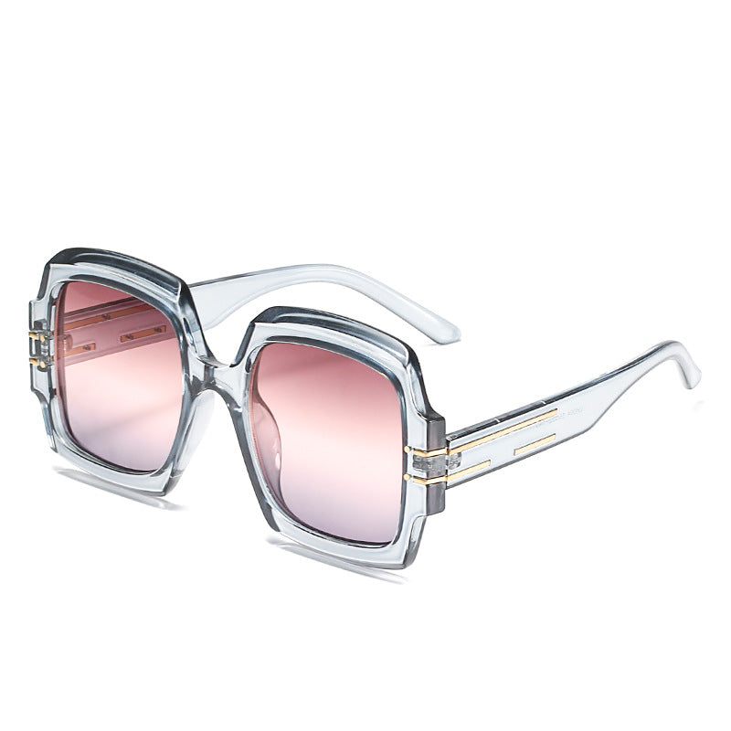 Retro Square Modern Fashion Sunglasses - F