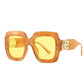 Celebrity Luxury Large Square New Brand Sunglasses - G