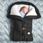 Spring Autumn Winter Knitted Button Twist Sleeping Bag