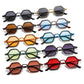 Hip-Hop Unisex Small Frame Polygonal Metal Sunglasses - C