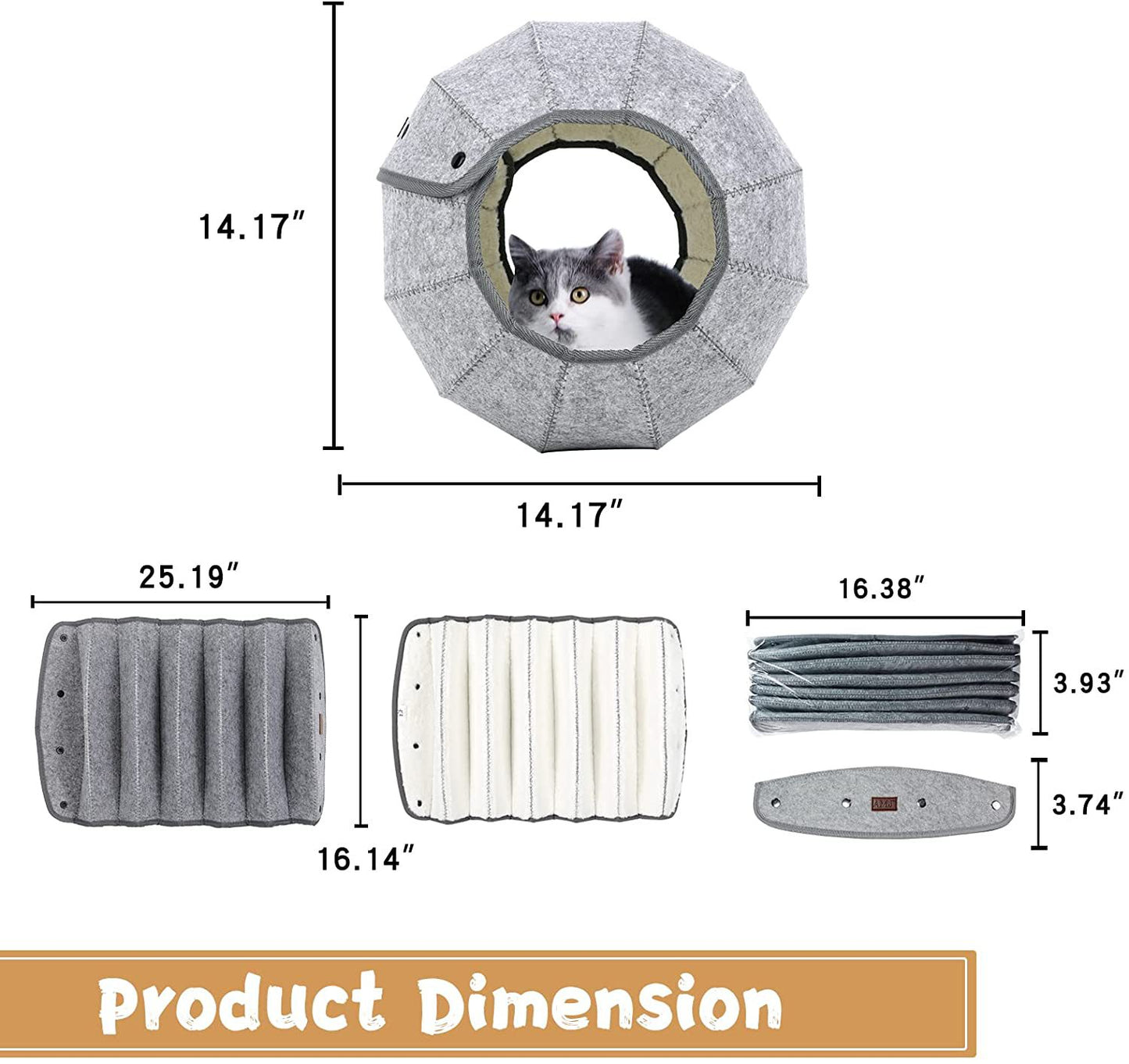 Foldable Breathable Dog & Cat Bed