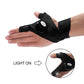 Pair Right and Left Multifunctional Fingerless LED Flashlight Waterproof Gloves