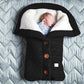 Spring Autumn Winter Knitted Button Twist Sleeping Bag