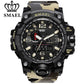 SMAEL Sport Watch Men Alarm Camouflage Waterproof