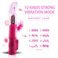 Rechargeable 12 Modes Rotating Rabbit Vibrator