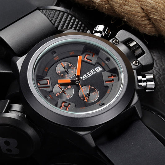 MEGIR Quartz 3D Waterproof Military Sport Watch