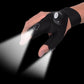 Magic Strap LED Fingerless Flashlight Gloves