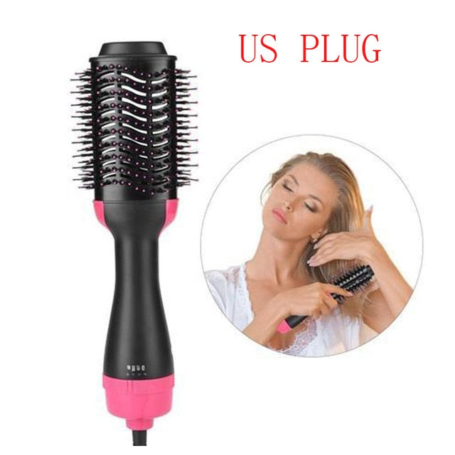 Multifunctional 2 in 1 Hair Dryer Rotating Hot Hair Brush