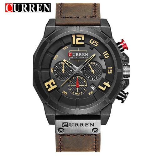 CURREN Quartz watches Men Leather Wrist Watch