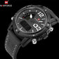 NAVIFORCE Quartz Watch Digital LED Sports