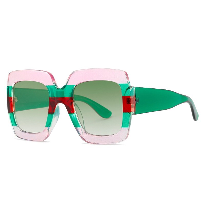 Square Trend Retro Ladies Sunglasses - E