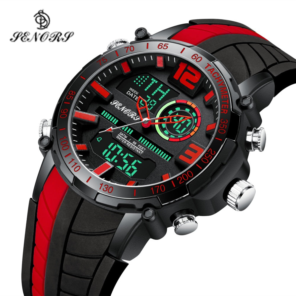 Senors Sports Dual Display Watch