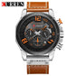 CURREN Quartz watches Men Leather Wrist Watch