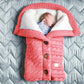 Spring Autumn Winter Knitted Button Twist Sleeping Bag