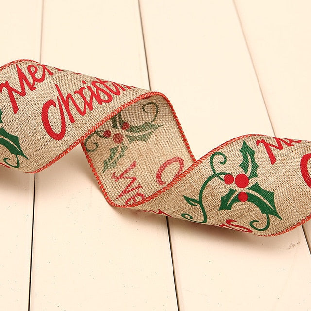 200cm linen Christmas gift box Decorations