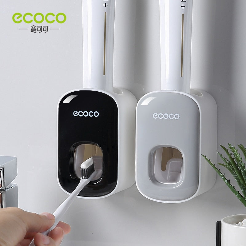 ECOCO Automatic Toothpaste Dispenser Dust Proof Holder