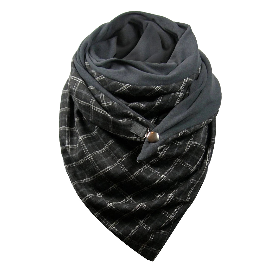 Soild Dot Printing Button Scarf