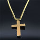 Jesus Stainless Steel Cross Necklace