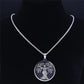 Goddess Tree of Life Stainless Steel Chain