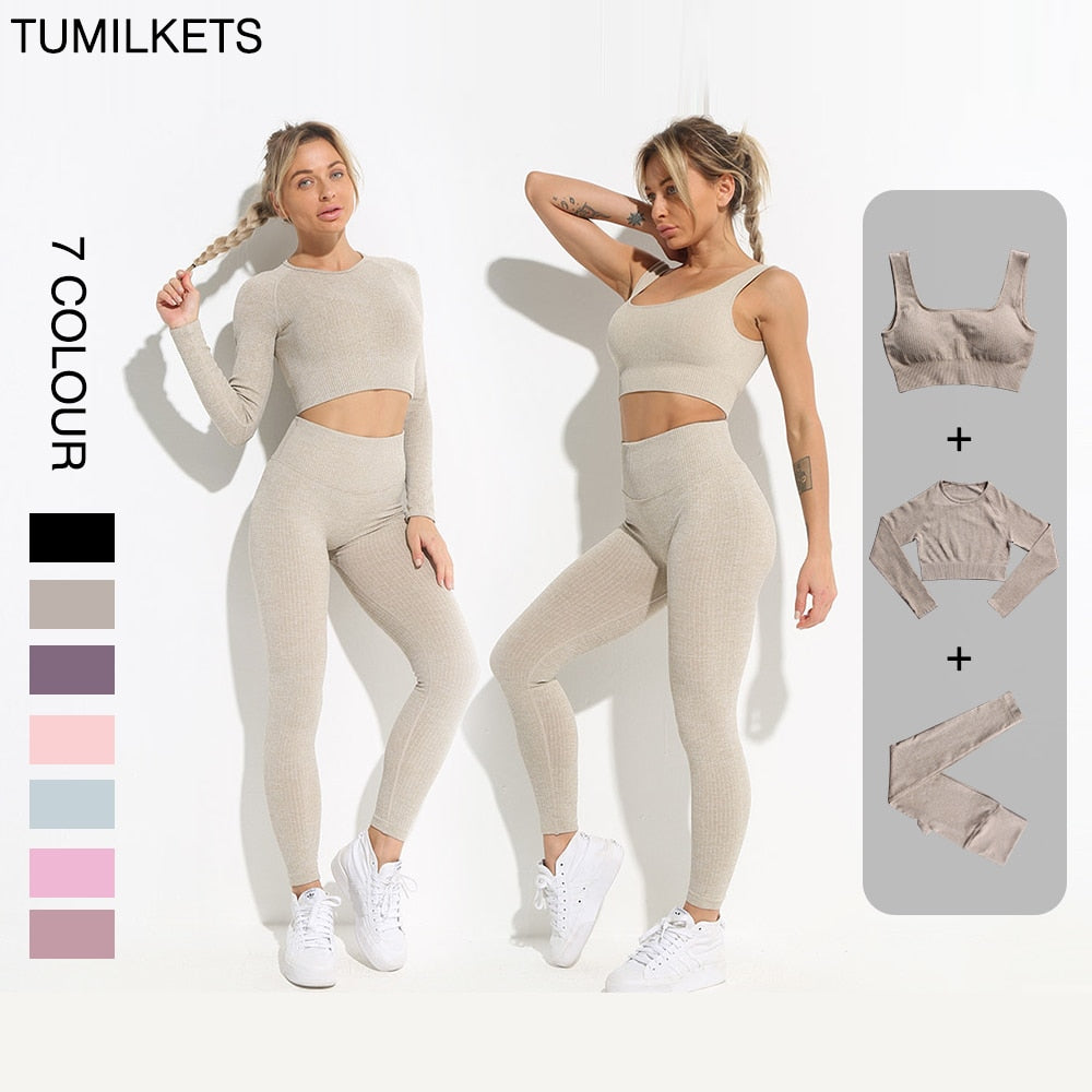 Sportswear Seamless Yoga Sets