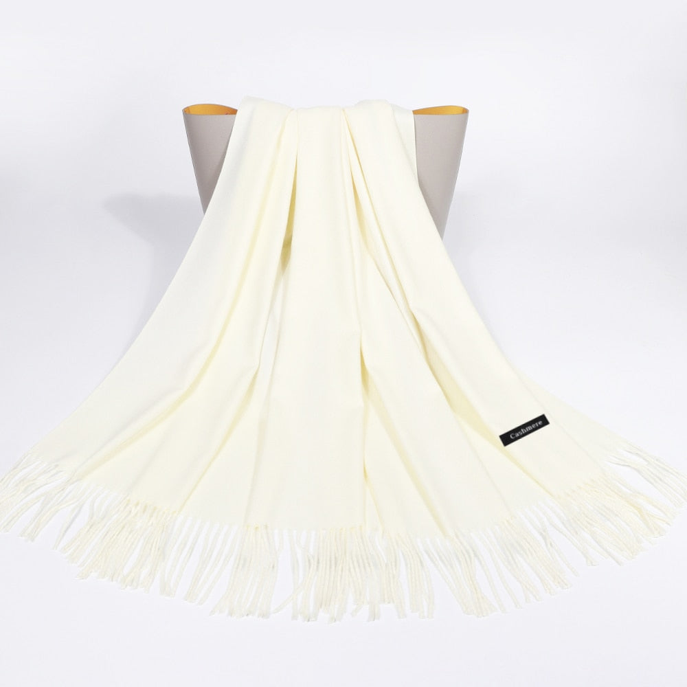 180*70cm+10*2cm tassel Cashmere Scarf