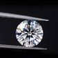 Round Cut G Color VVS1 Moissanite, GRA