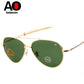 Vintage MILITARY MacArthur Aviation Style AO Sunglasses