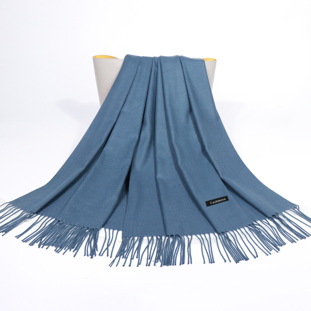 180*70cm+10*2cm tassel Cashmere Scarf