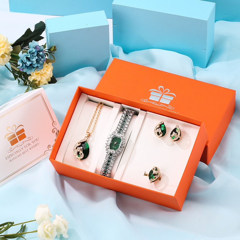 Luxury Women Watch-Jewelry Sets