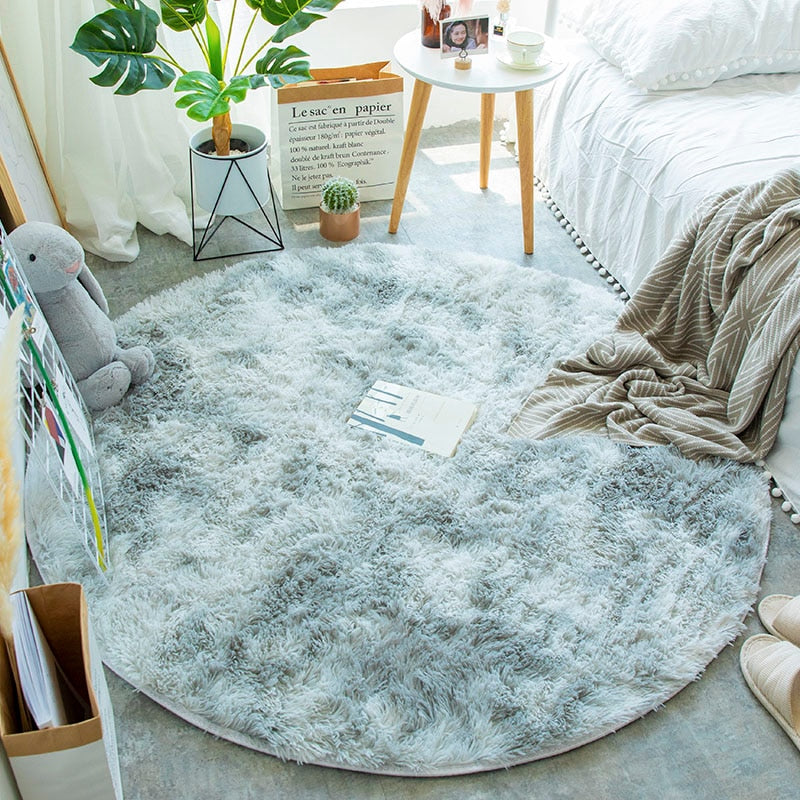 Bubble Kiss Thick Round Rug