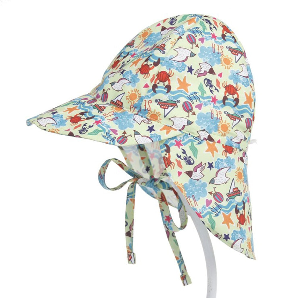 Summer Baby Beach Cap