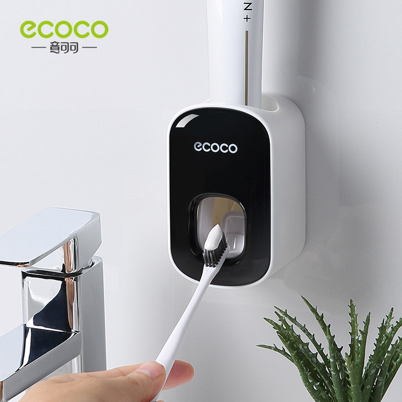 ECOCO Automatic Toothpaste Dispenser Dust Proof Holder