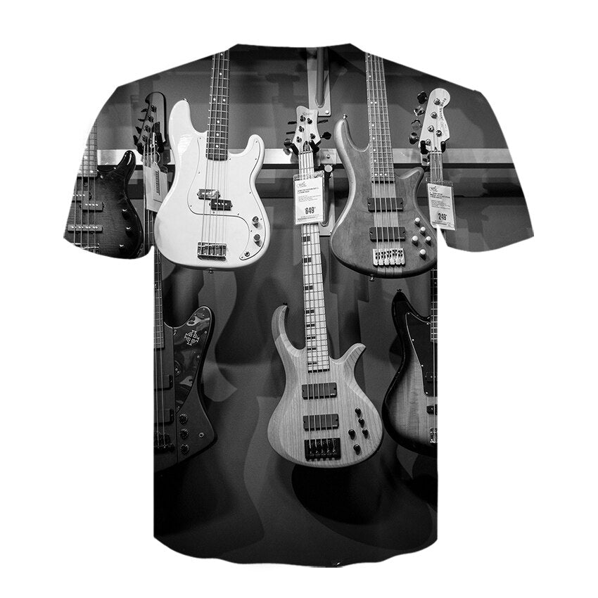 3D Rock Music T-shirts