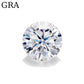 Round Cut D Color VVS1 Moissanite, GRA