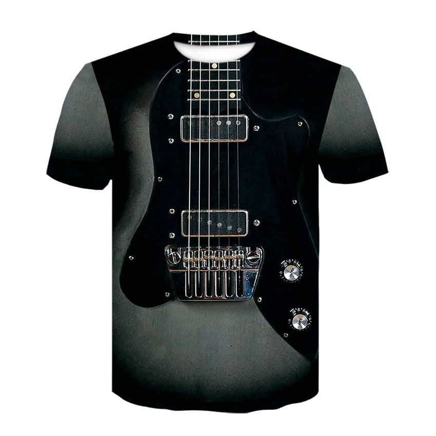 3D Rock Music T-shirts