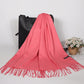 180*70cm+10*2cm tassel Cashmere Scarf