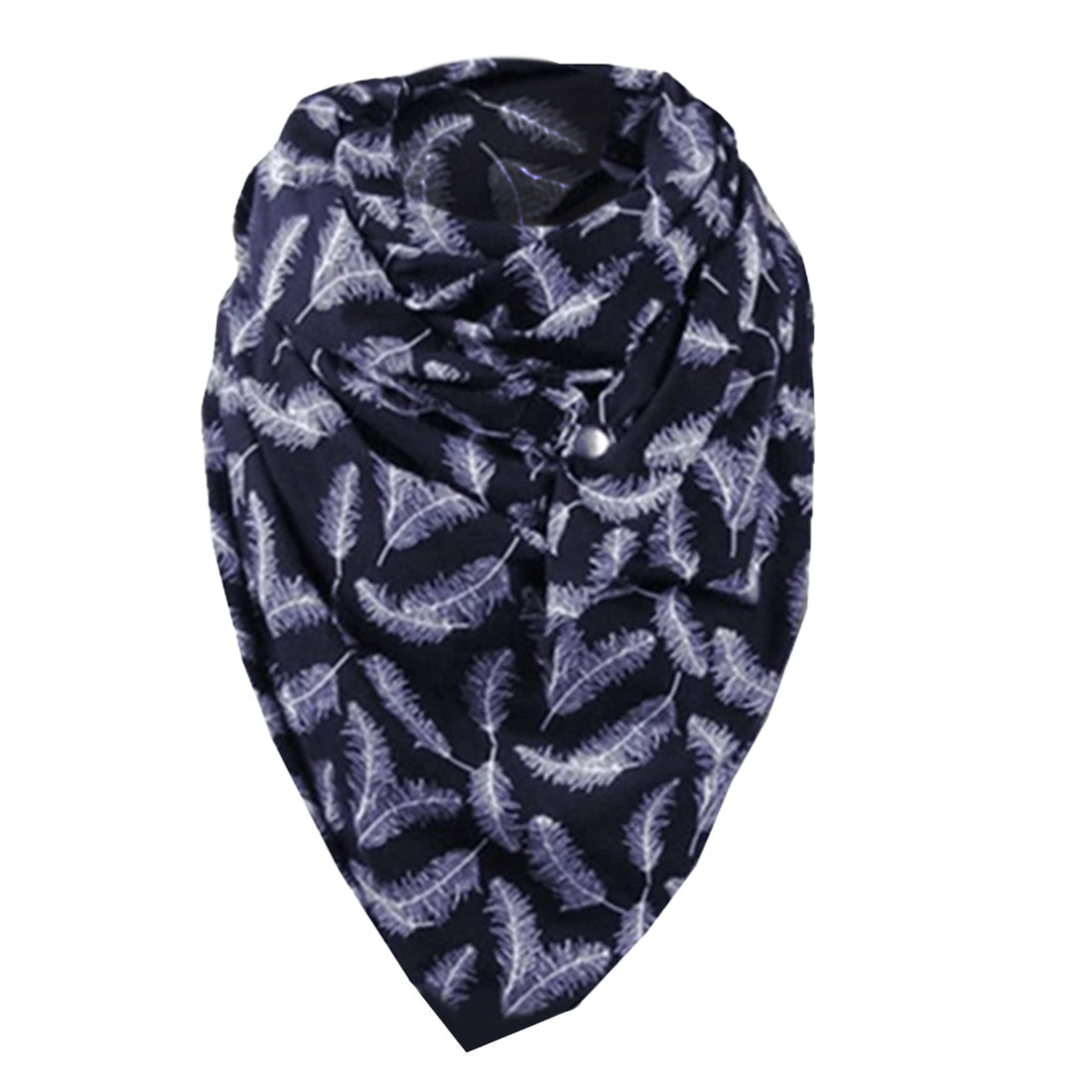 Soild Dot Printing Button Scarf