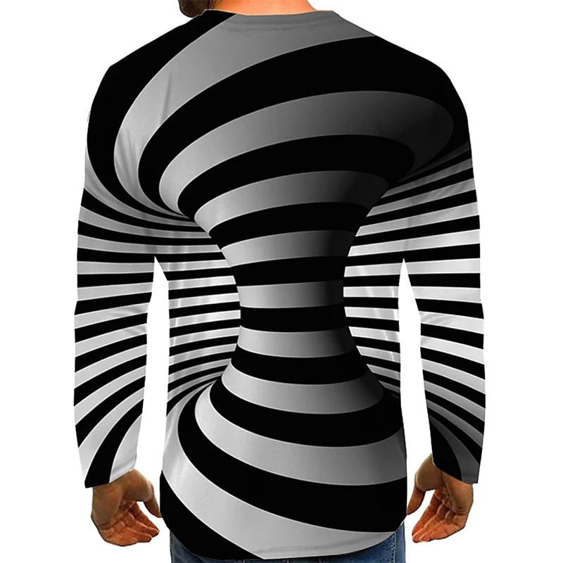 Optical Illusion Graphic T-Shirts