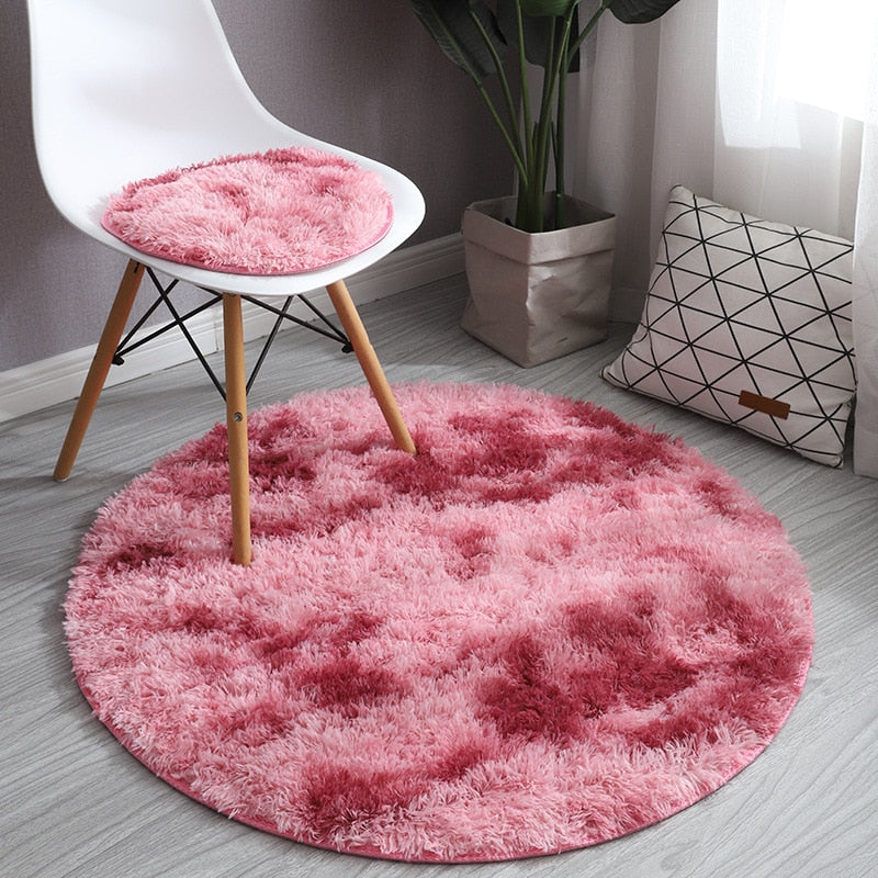 Bubble Kiss Thick Round Rug