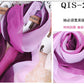 50*160cm Foulard Gradient Solid Color Georgette Shawl