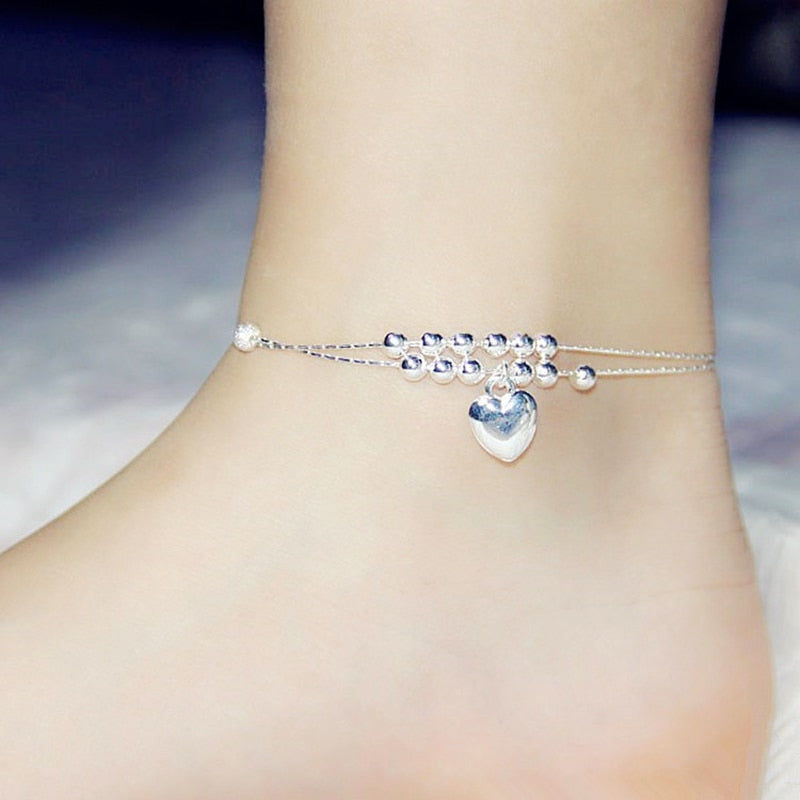 925 Sterling Silver Anklets Bracelet